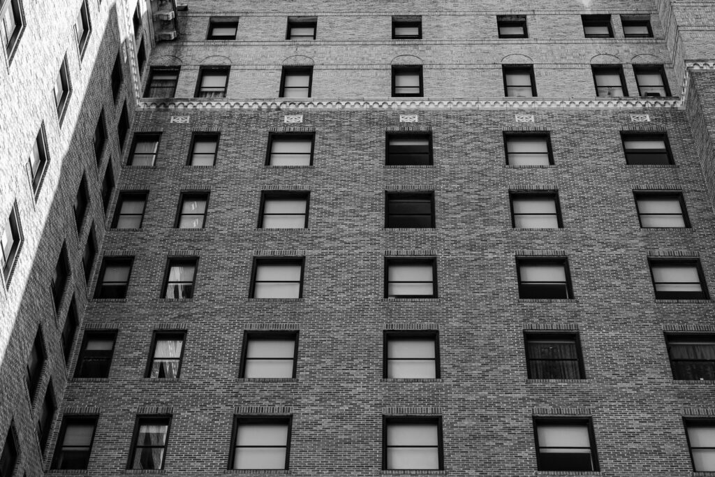 Windows of a building representing repetition